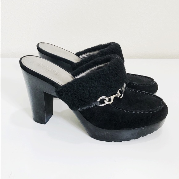 Coach Shoes - Coach Idyle Mules Black Size 9